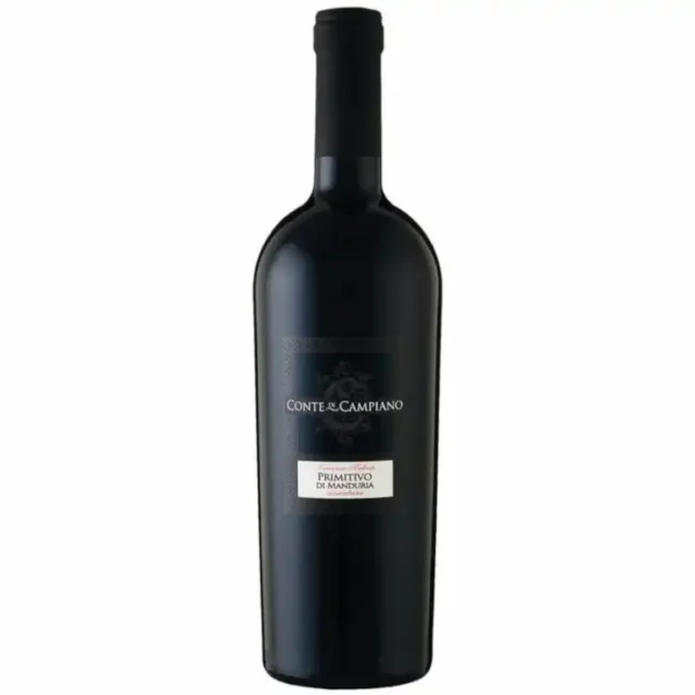 butelka wina primitivo cmpiano conte 2017